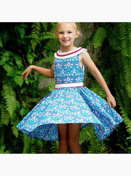 Robe  Qui Tourne Liberty  et   HEPBURN - La Faute à Voltaire - Kiabi