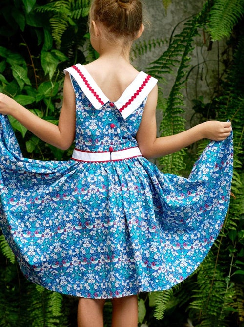 Robe  Qui Tourne Liberty  et   HEPBURN - La Faute à Voltaire - Kiabi