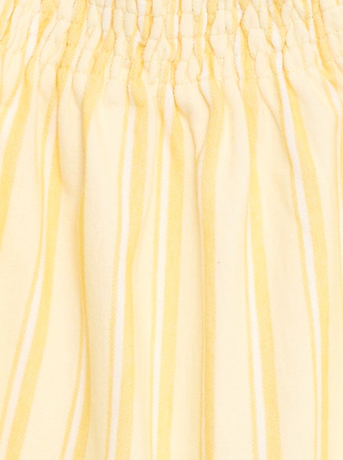 Robe rayée à bretelles - Kiabi