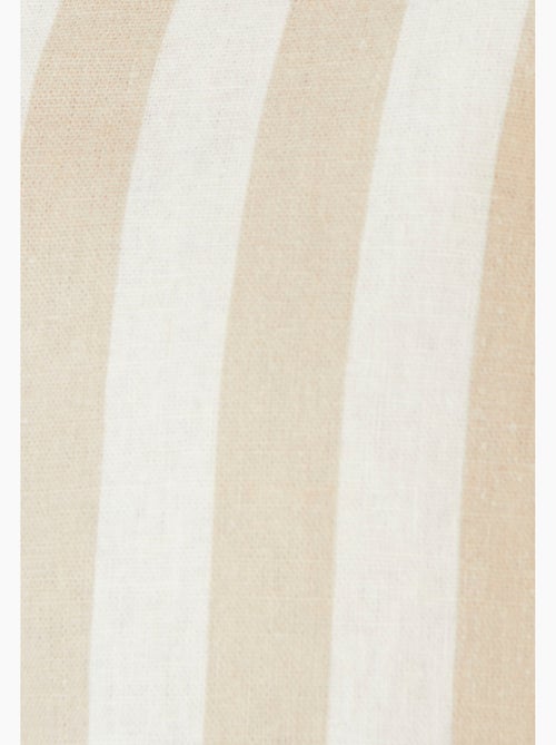 Robe rayée mélange lin - Damart - Kiabi