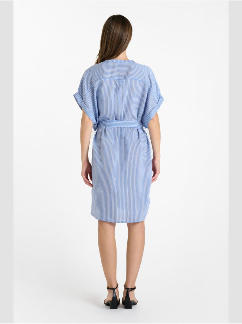 Robe REBECCA droite 'Le Temps Des Cerises' Bleu - Kiabi