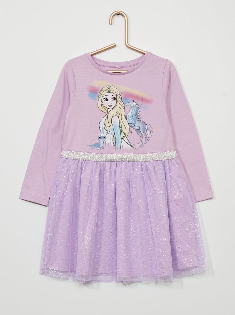 Robe 'Reine des neiges' 'Disney' violet - Kiabi
