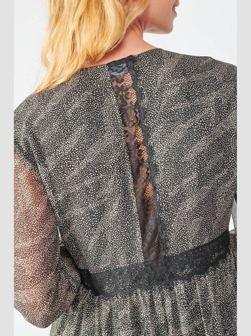 Robe RENA evasée, patineuse 'Le Temps Des Cerises' - Kiabi