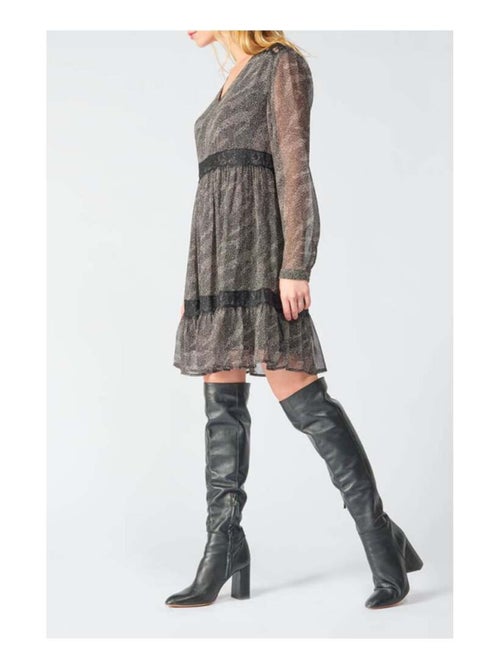 Robe RENA evasée, patineuse 'Le Temps Des Cerises' - Kiabi