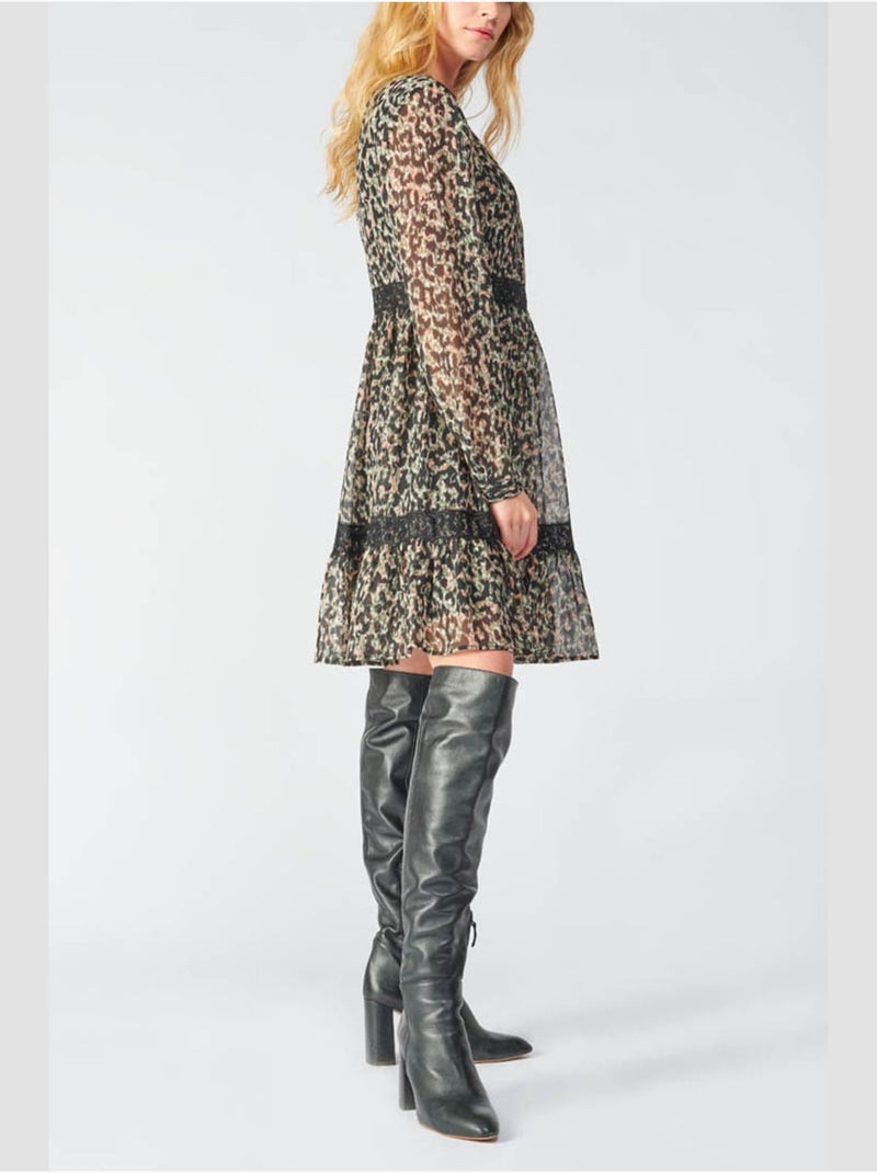 Robe REVE droite 'Le Temps Des Cerises' Vert - Kiabi