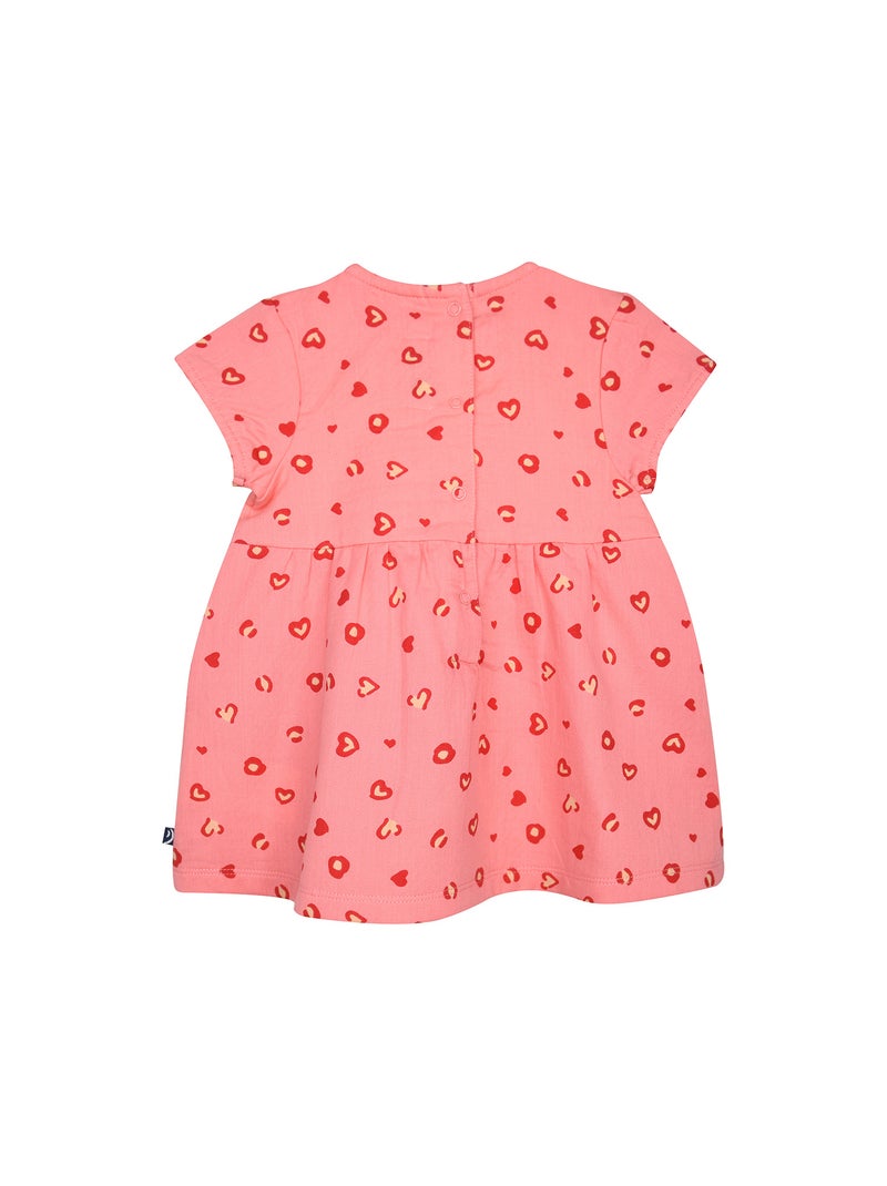 ROBE ROMIA MANCHES COURTES BEBE Rose - Kiabi