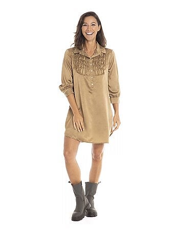 Robe ROSIE Noir Robe chemise