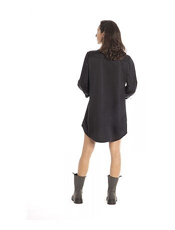 Robe ROSIE Noir Robe chemise