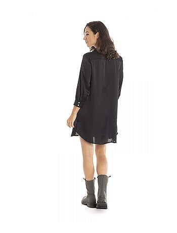 Robe ROSIE Noir Robe chemise
