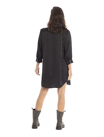 Robe ROSIE Noir Robe chemise