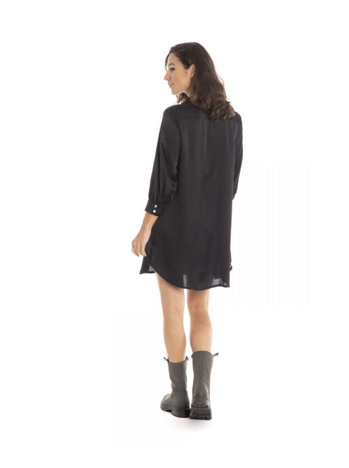 Robe ROSIE Noir Robe chemise - Kiabi