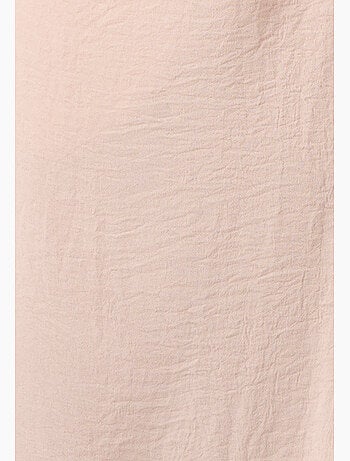 Robe-saharienne tissu crêpe - Damart