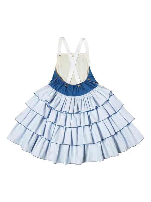 Robe Salopette   à Fines Rayures   GIGI - La Faute à Voltaire - Kiabi