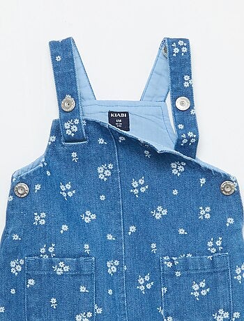 Robe salopette à motif