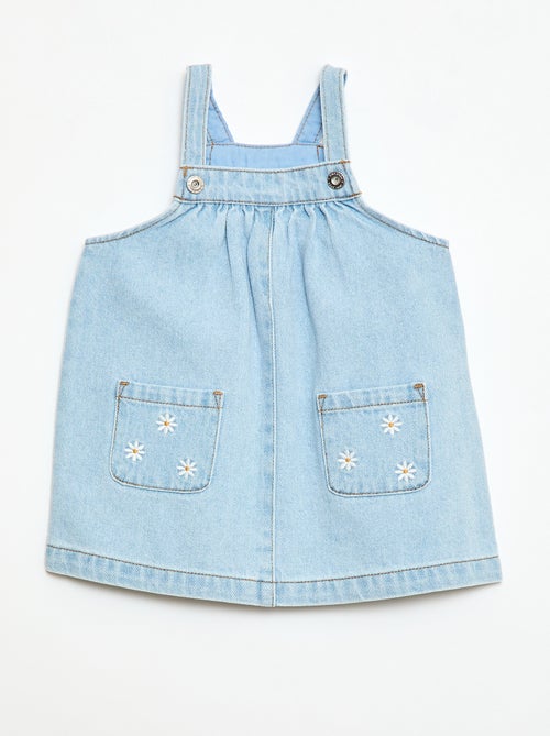 Robe salopette avec 2 poches plaquées devant - Kiabi Robe salopette avec 2 poches plaquées devant - Kiabi