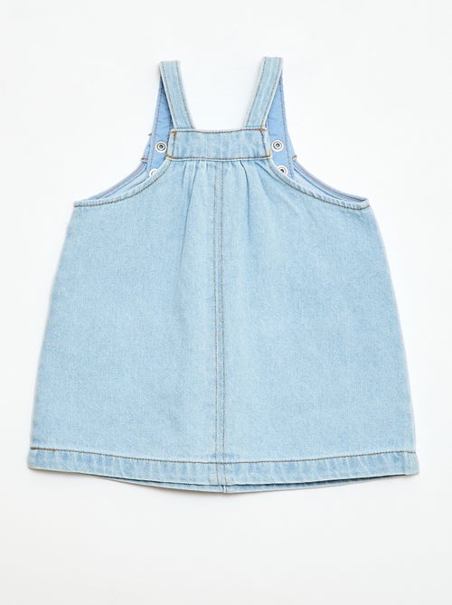 Robe salopette avec 2 poches plaquées devant - Kiabi Robe salopette avec 2 poches plaquées devant - Kiabi