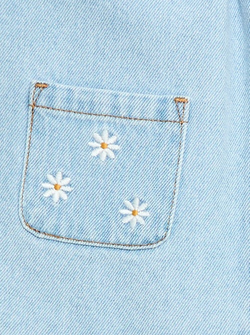 Robe salopette avec 2 poches plaquées devant - Kiabi Robe salopette avec 2 poches plaquées devant - Kiabi
