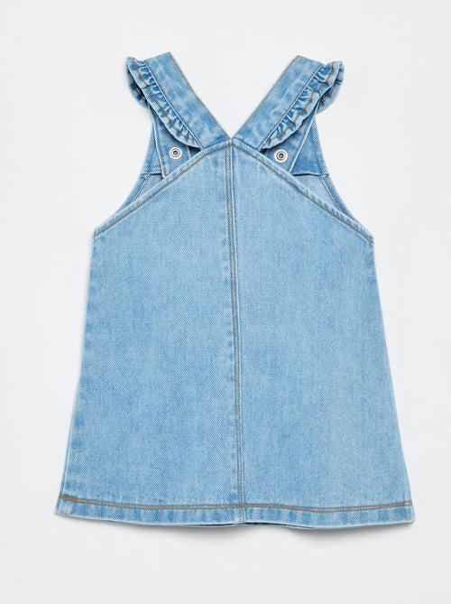 Robe salopette avec bretelles volantées - Kiabi Robe salopette avec bretelles volantées - Kiabi