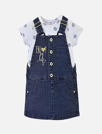 ROBE SALOPETTE BEBE FILLE