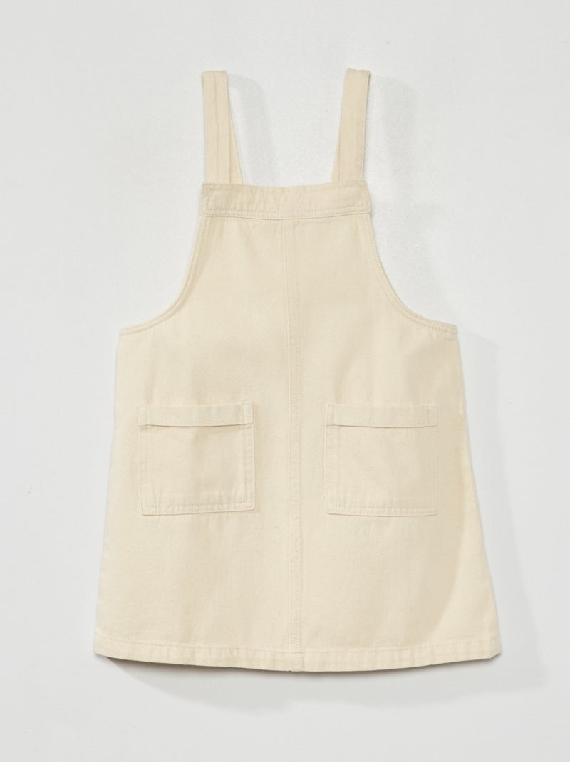 Robe salopette Beige - Kiabi