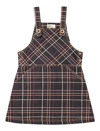 Robe Salopette Carreaux Tartan LOLA - La Faute à Voltaire