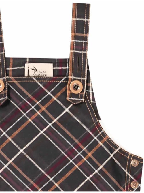 Robe Salopette   Carreaux Tartan   LOLA - La Faute à Voltaire - Kiabi