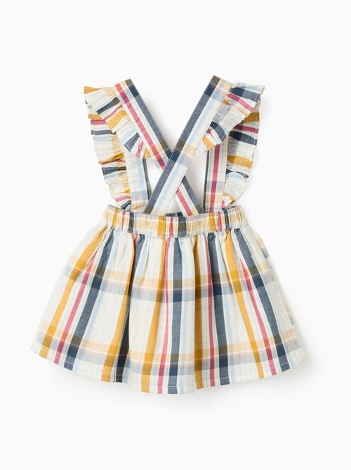 Robe-salopette en Coton à Carreaux Brothers & Sisters - Kiabi