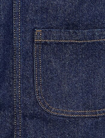 Robe salopette en jean avec 2 poches plaquées