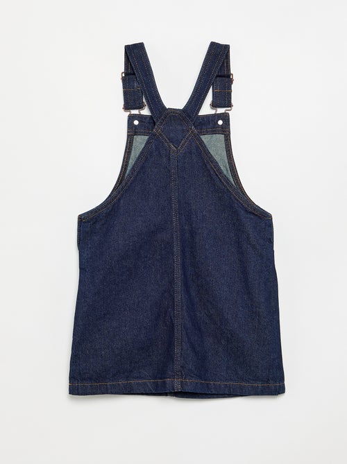 Robe salopette en jean avec 2 poches plaquées - Kiabi Robe salopette en jean avec 2 poches plaquées - Kiabi