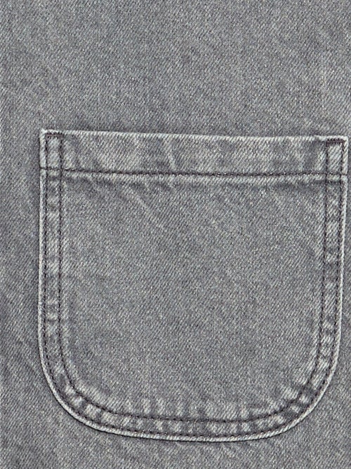 Robe salopette en jean avec 2 poches plaquées - Kiabi Robe salopette en jean avec 2 poches plaquées - Kiabi