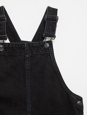 Robe salopette en jean avec 2 poches plaquées