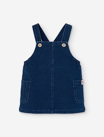 Robe salopette en jean avec poches latérales