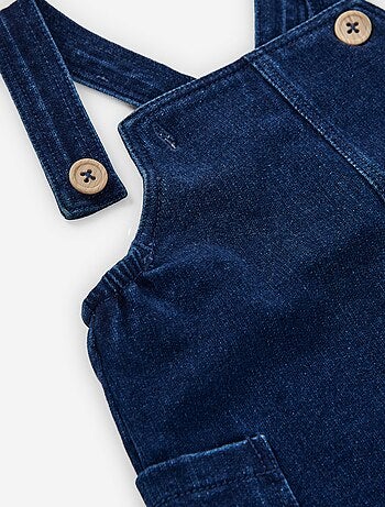 Robe salopette en jean avec poches latérales