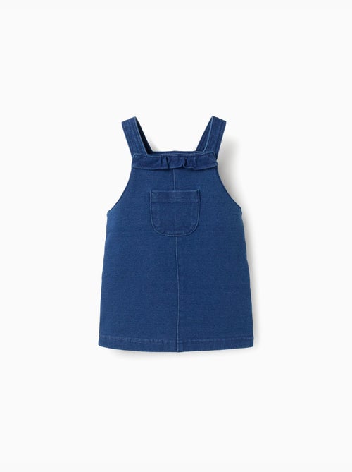 Robe salopette en jean avec volants - Kiabi Robe salopette en jean avec volants - Kiabi