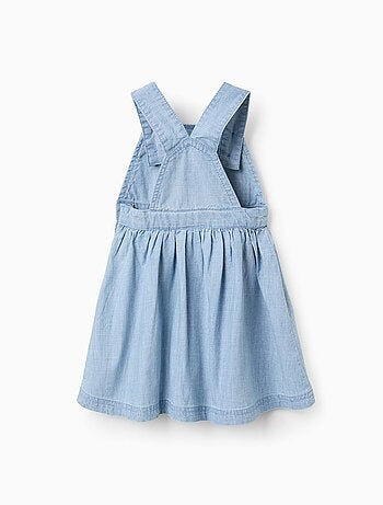 Robe-Salopette en Jean avec Volants