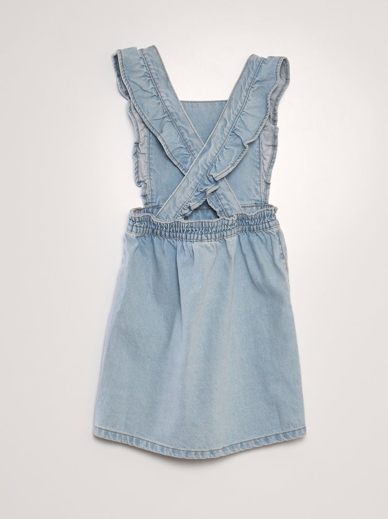 Robe salopette en jean Bleu - Kiabi