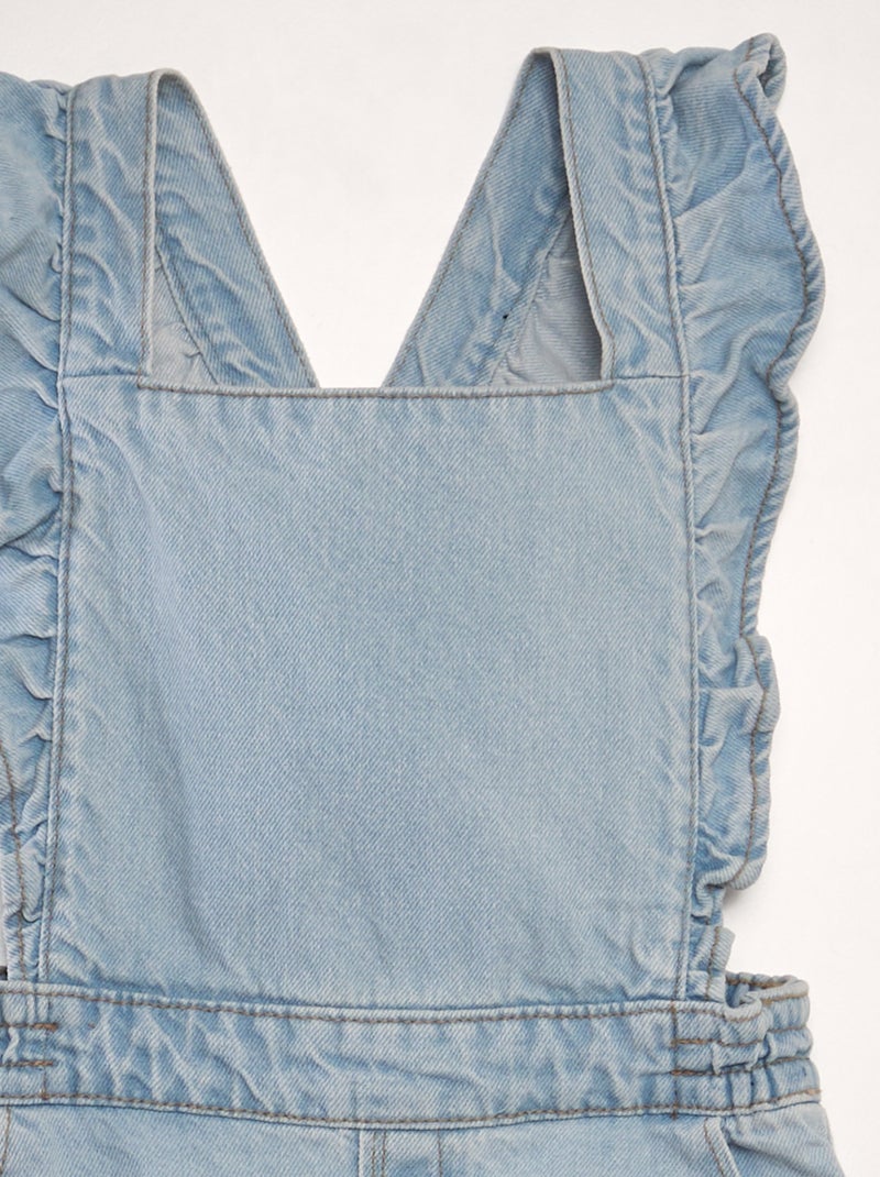 Robe salopette en jean Bleu - Kiabi