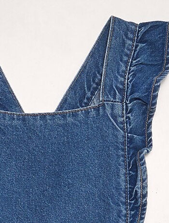 Robe salopette en jean