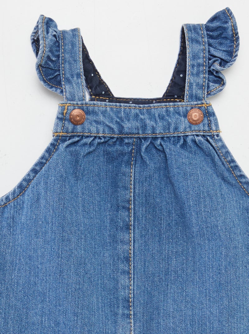 Robe salopette en jean Bleu - Kiabi