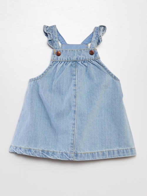 Robe salopette en jean - Kiabi