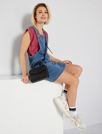 Robe salopette en jean