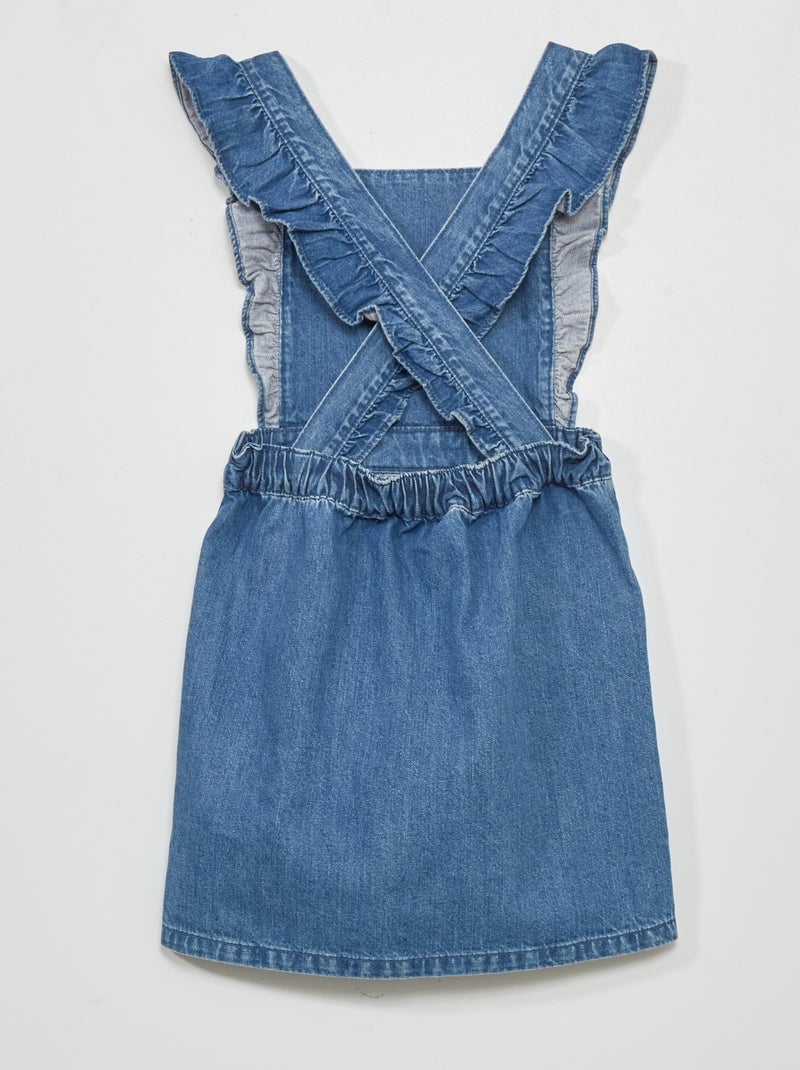 Robe salopette en jean Denim foncé - Kiabi