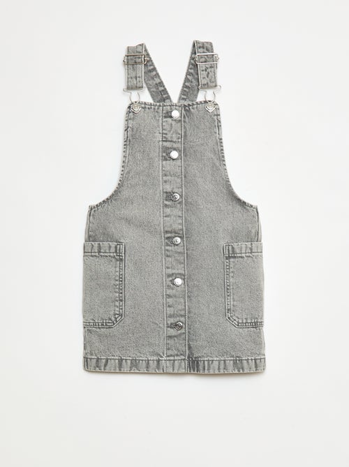 Robe salopette en jean - Kiabi