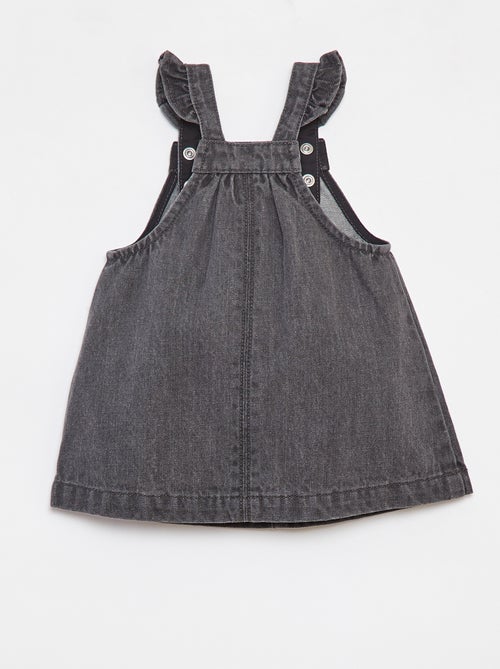 Robe salopette en jean - Kiabi