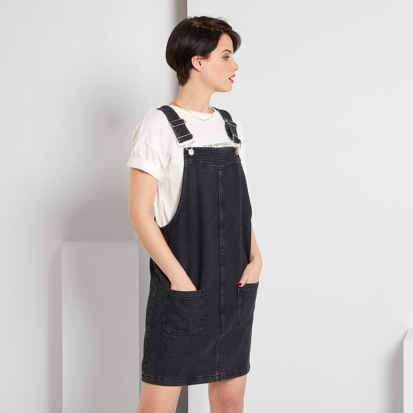 salopette noir robe