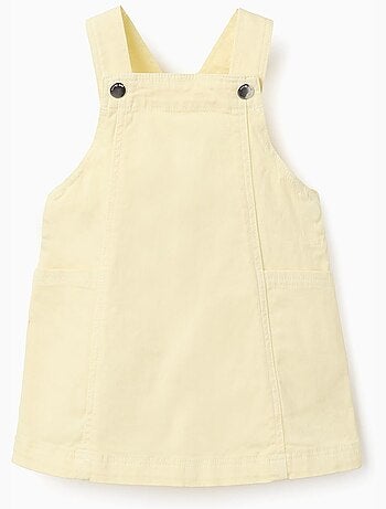 Robe salopette en sergé avec poches