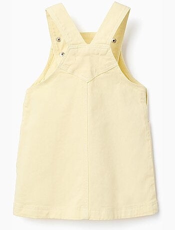 Robe salopette en sergé avec poches