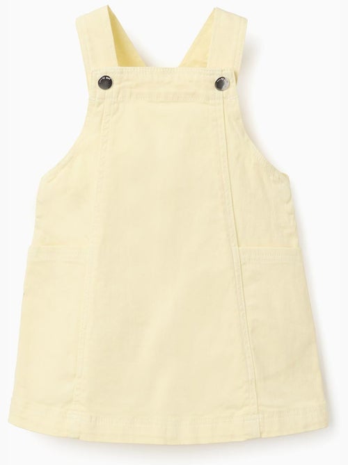 Robe salopette en sergé avec poches - Kiabi