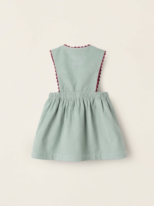 Robe-Salopette en Velours Côtelé - Kiabi