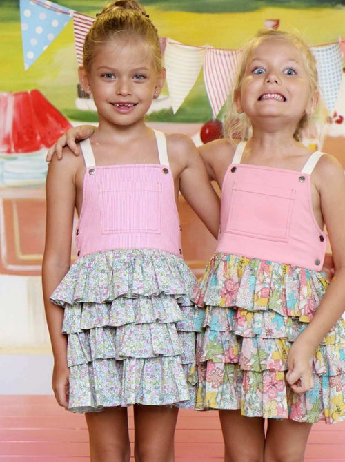 Robe Salopette Été   Fleurie    GIGI - La Faute à Voltaire - Kiabi